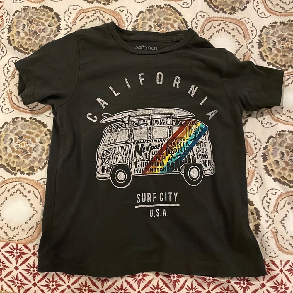 Californian Vintage- California Surf City Tshirt